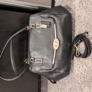 Coach Black Leather Satchel